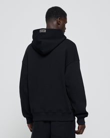 Heavy Rue Waffle Zip Hoodie Black